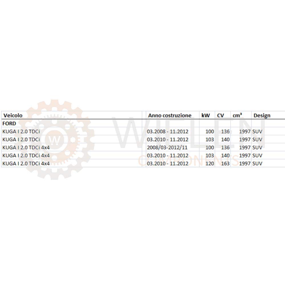 TURBORURY Compatibile con tubo di ricambio per Tubo Turbo InterCOOLER FORD KUGA 2.0 TDCi 1771614 1697847 1732556 AV416K863AD AV41-6K863-AD AV416K863AC AV41-6K863-AC AV416K863AE