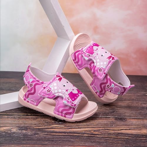 Boys Girls Open Toe Sandals Toddler Breathable Lightweight Flat Sandals Summer Beach Cute Infant Slides Sandal2