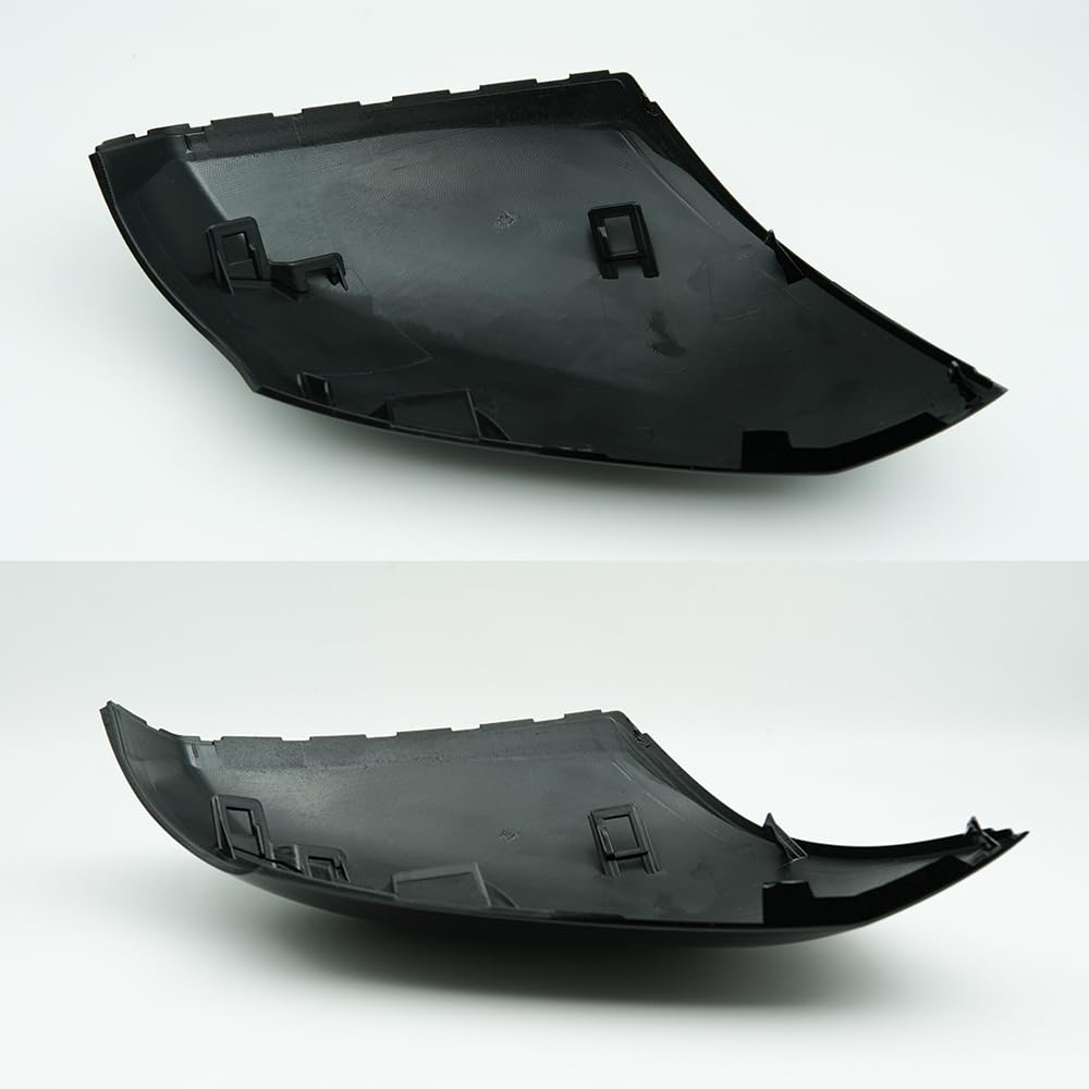 Tappi per Specchietti Nera, Copri Specchietto Retrovisore Auto Coppia Calotte Specchio Destra + Sinistra Sostituzione per Renault Megane MK3 2008-2016