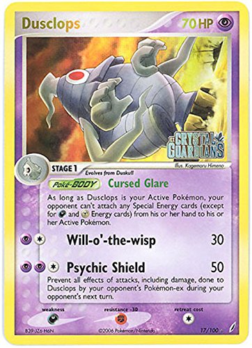 Pokemon - Dusclops (17) - EX Crystal Guardians - Reverse Holofoil