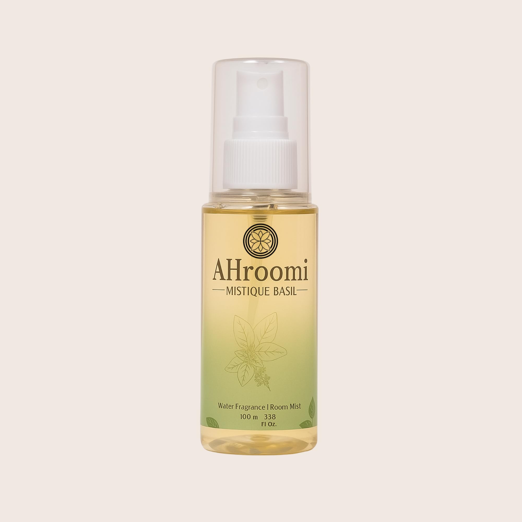 Ahroomi Mystique Basil 100 ml Air Freshener | Basil & Eucalyptus Essential Oils | Long-Lasting | Safe for Home, Car, Kids & Pets| Refreshing Room Mist-image-41