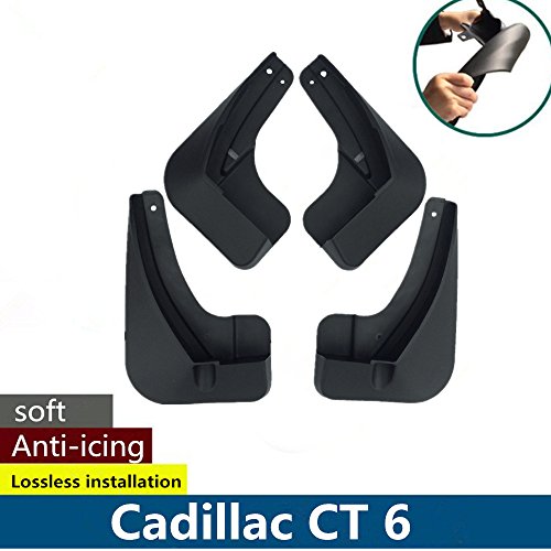 chen255 4PCS Car Mud Flaps Fenders Splash Guards Mud Flap Mudguards Fender For Cadillac CT6 2016 2017 2018 2019