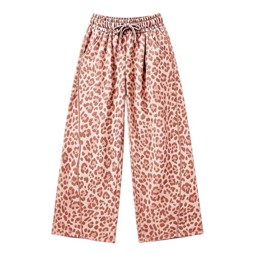 Baggy Leopard Sweatpants Cheetah Print Barrel Wide Leg Pants with Pockets - image 4