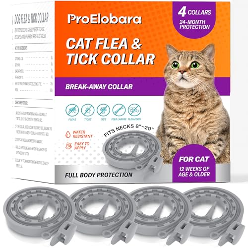 4-Pack Waterproof Flea & Tick Collar
