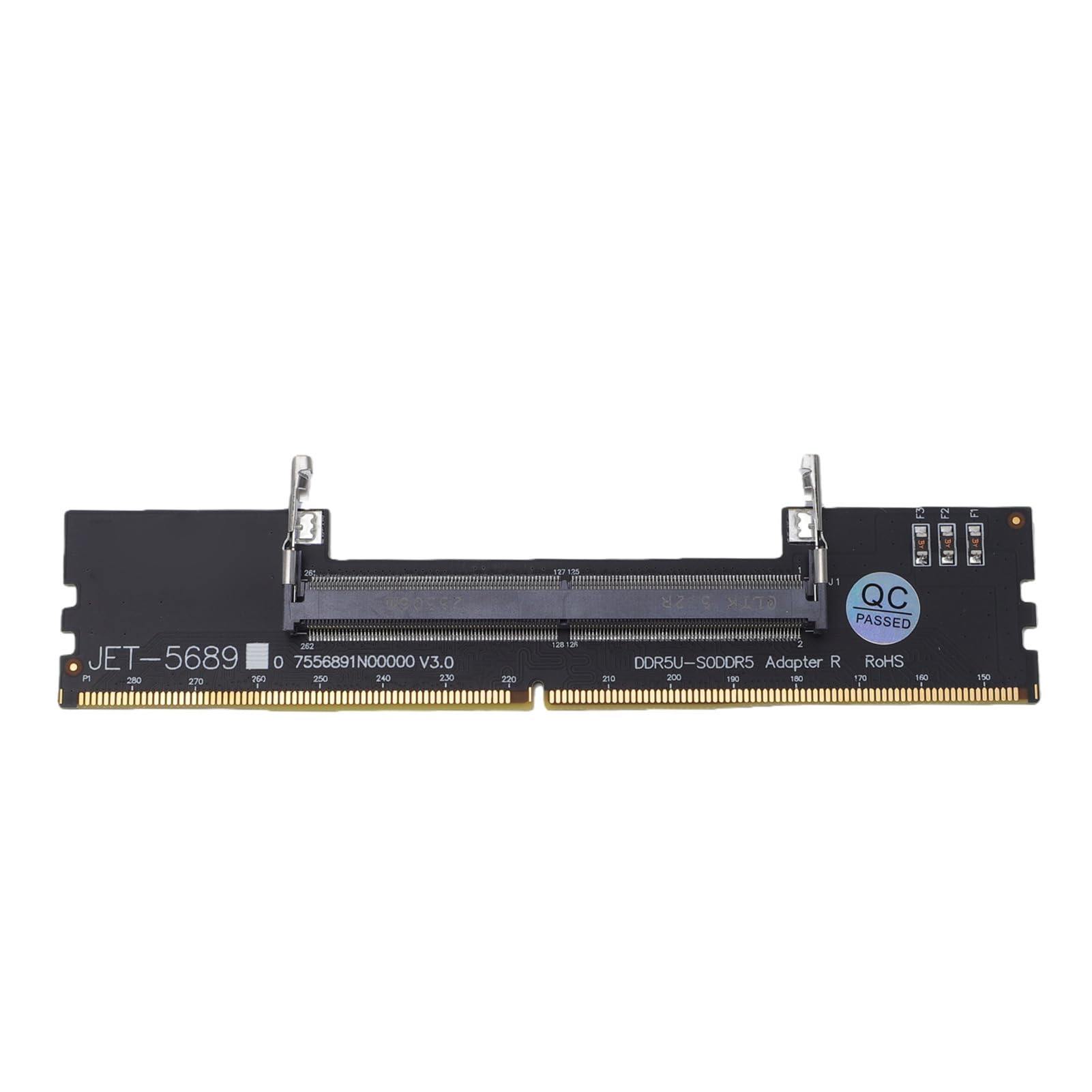 Karta Adaptera DDR5 U DIMM na SO DDR5 RVS, Konwerter Pamięci do Laptopa na Komputer Stacjonarny, z Solidnym Materiałem PCB, do Naprawy i Konserwacji Komputerów