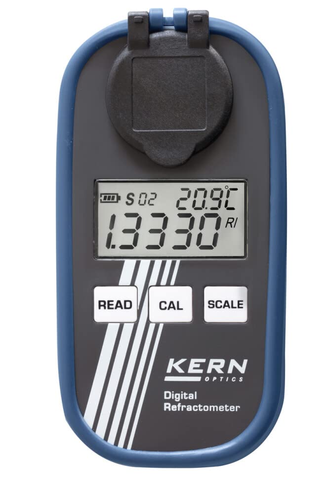 KERN & SOHN Digitales Refraktometer KERN ORM 1HO – Honig (Abmessungen (B×T×H) 121 × 58 × 25 mm, Handrefraktometer, Messtemperatur 0 °C – 40 °C) ORM 1HO