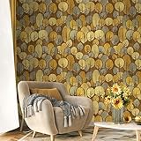 Decotalk Carta da Parati Adesiva Lavabile Muroe Modello Ad Albero 44.5X900cm Marrone Rotolo Adesiva Per Mobili Rimovibile Pellicola Per Mobili Rivestimento Adesivo Parati Buccia E Stick Impermeabile