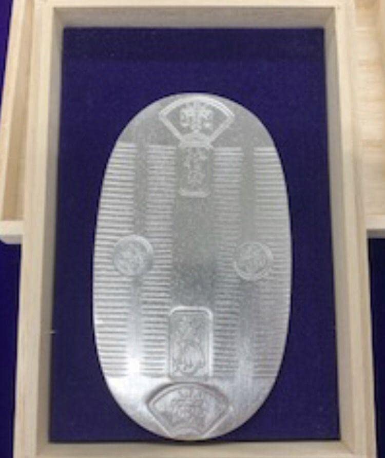 純銀小判　100g 高級桐箱付き 純銀小判 100g 高級桐箱付き 【公式通販】