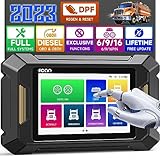 FCAR F801 Pro Heavy Duty Truck Scanner with DPF Regen All System Diesel Scan Tool for Volvo International Mack Freightliner Peterbilt Kenworth Western Star OBD2 Scanner Semi/HD Truck & Car Code Reader