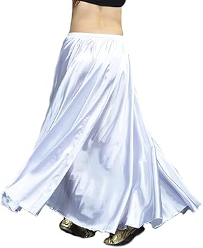 Jupe De Danse Orientale Ouverte Voilée Bleu