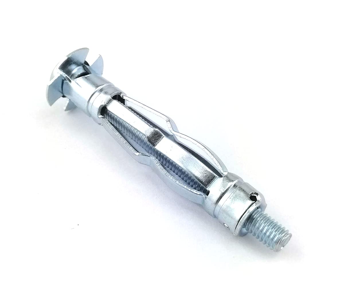50 stuks kantelpluggen, 4 maten veerklappluggen, M3/M4/M5/M6 klappluggen, metalen holtepluggen, gegalvaniseerde koolstofstaal, spreidpluggen voor het ophangen van zware voorwerpen