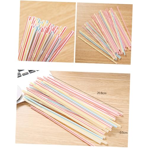600 pitillos plásticos flexibles descartables para fiesta miniatura 2