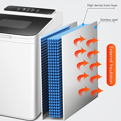 NVYAZJ 125W Bullet Ice Maker, Portable Ice Making Machine with 2 Sizes of Bullet Ice Self-Cleaning 9 Cubes Ready in 6 Mins 1.5L Capacity, Specialty Kitchen Appliances - Image 3