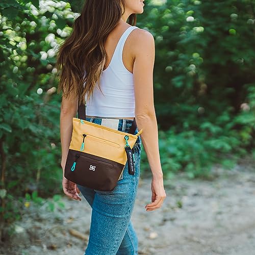 Image of Sherpani Sadie, Nylon Crossbody Bag, Lightweight Shoulder Bag, Travel Cross Body Purse, Crossbody Bags for Women, RFID Protection WITHOUT Coin Purse (Sundial)