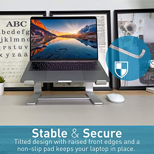 Macally Compact Bluetooth Keyboard and an Ergonomic Laptop Stand, Upgrade Your Workspace!