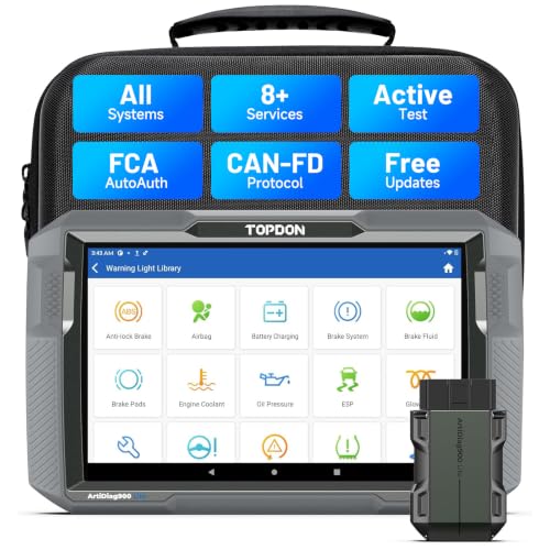 TOPDON AD900 Lite OBD2 Scanner, Bidirectional Scan Tool, 8" ...