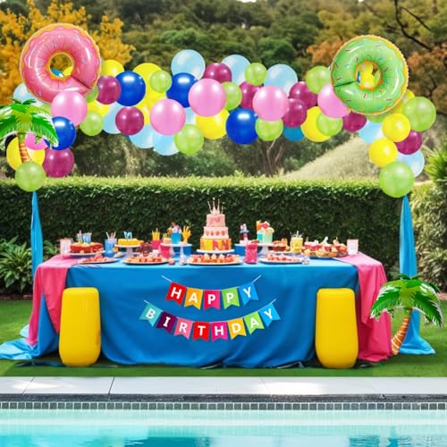 Image of Party Propz Summer Theme Decoration Items Combo Of 75 Pcs For Summer Party Decorations | Pool Party Decorations Items | Swimming Pool Party Decoration