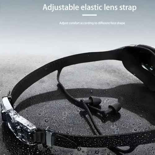Image of First Lens Powered Swimming Goggles with UV Protection & AntiFog - Silver Goggle - SW26