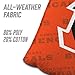YouTheFan Officially-Licensed NFL Cincinnati Bengals Set of 4 Cornhole Bags - All Weather Regulation 6” x 6” Size - 16oz Weight - Designed in USA