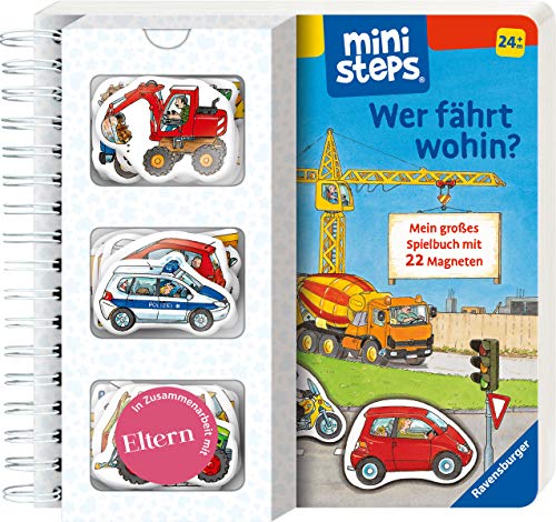 Wer fährt wohin?: Mein großes Spielbuch mit 22 Magnetteilen. Ab 24 Monaten (ministeps Bücher) Wer fährt wohin?: Mein großes Spielbuch mit 22 Magnetteilen. Ab 24 Monaten (ministeps Bücher)