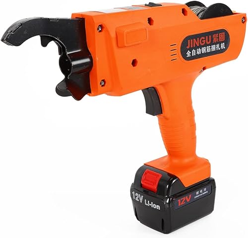 Máquina de atado de mano con nivel de barras de refuerzo, pistola de amarre de barra de refuerzo naranja para encuadernación de barras de acero,