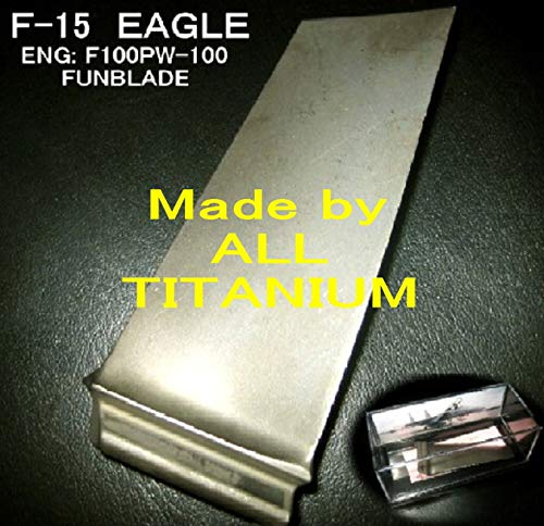 戦闘機 チタン合金 ファンブレード アドア Adour Amazon | ☆F-15戦闘機 実機のEG：Compファンブレード4段目・単体