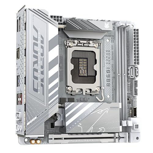 Image of GIGABYTE B860I AORUS PRO ICE Motherboard - Intel Core Ultra Series CPUs, 8+1+2+1 Phases VRM, up to 9200MHz DDR5, 1xPCIe 5.0 + 1xPCIe 4.0 M.2, 2.5GbE LAN, WiFi 7, Thunderbolt 4