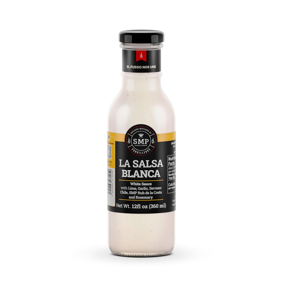 SMP La Salsa Blanca – Lemon Garlic Serrano Dressing with Rosemary & Rub de la Costa – Tangy Gourmet Sauce for Poultry, Seafood, Salads, Veggies &