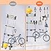Steel Garage Storage Hooks - 32 Pack Anti-Slip Coating, Heavy Duty Wall Mount Wall Hooks for Hanging Bike, Ladder, Garden Tools, Power Tools, Bulk Items Ropes, Utility Garage Organization Housolution