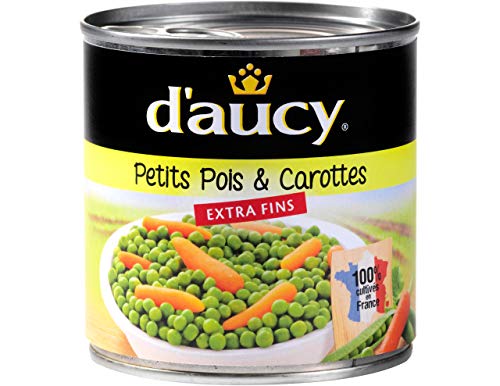 D'Aucy Petits pois et carottes extra fins - La boîte de 265g net égoutté Cover