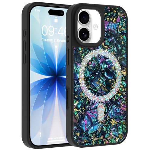 Coque d'ormeau irisée opalescente pour iPhone 17 protection antichoc