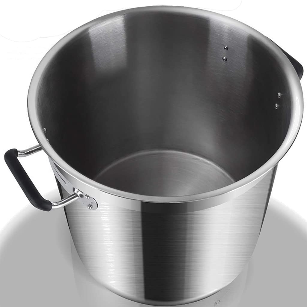 Suppentopf, Suppentopf mit Edelstahldeckel, gleichmäßig erhitzt(55cm*55cm(131L))