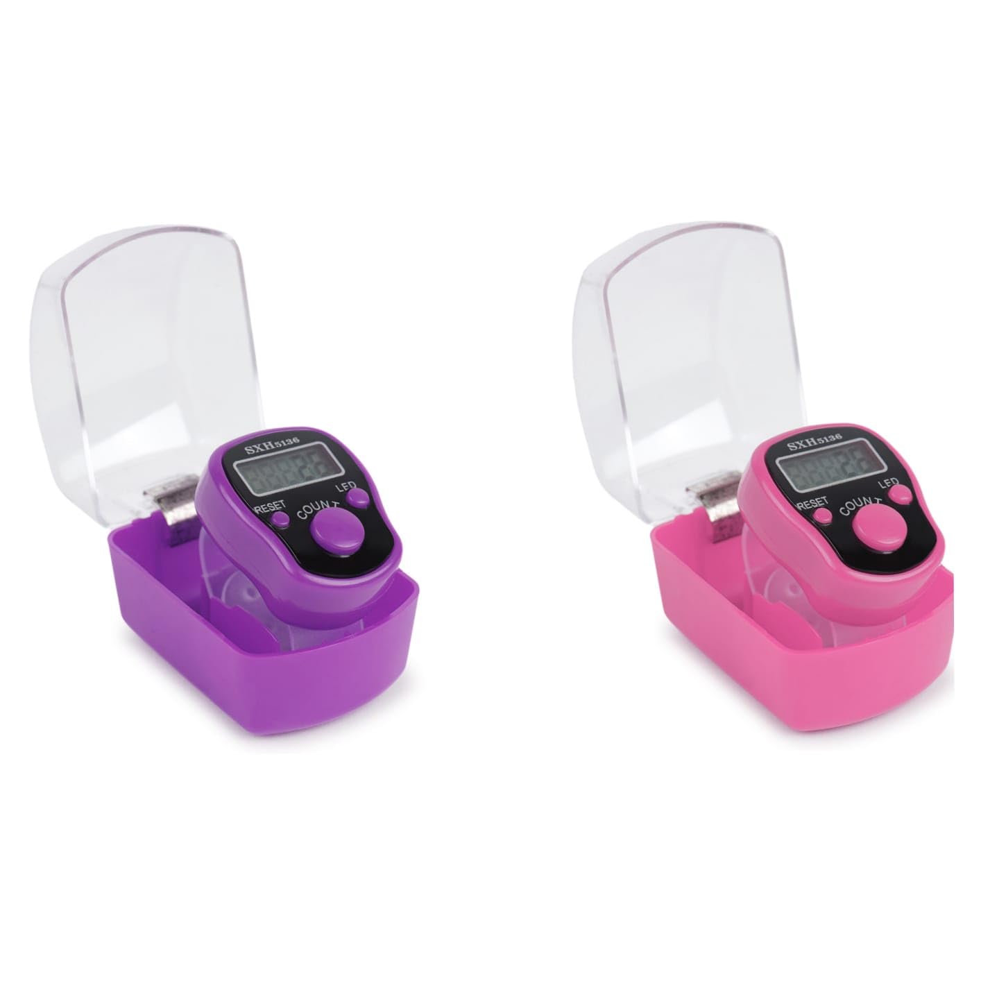 Aim Emporium Hand Tally Counter Pack of 2 with Led Light Specific Color Purple and Pink. (B0CSTB4JCF) Amazon Price History, Amazon Price Tracker