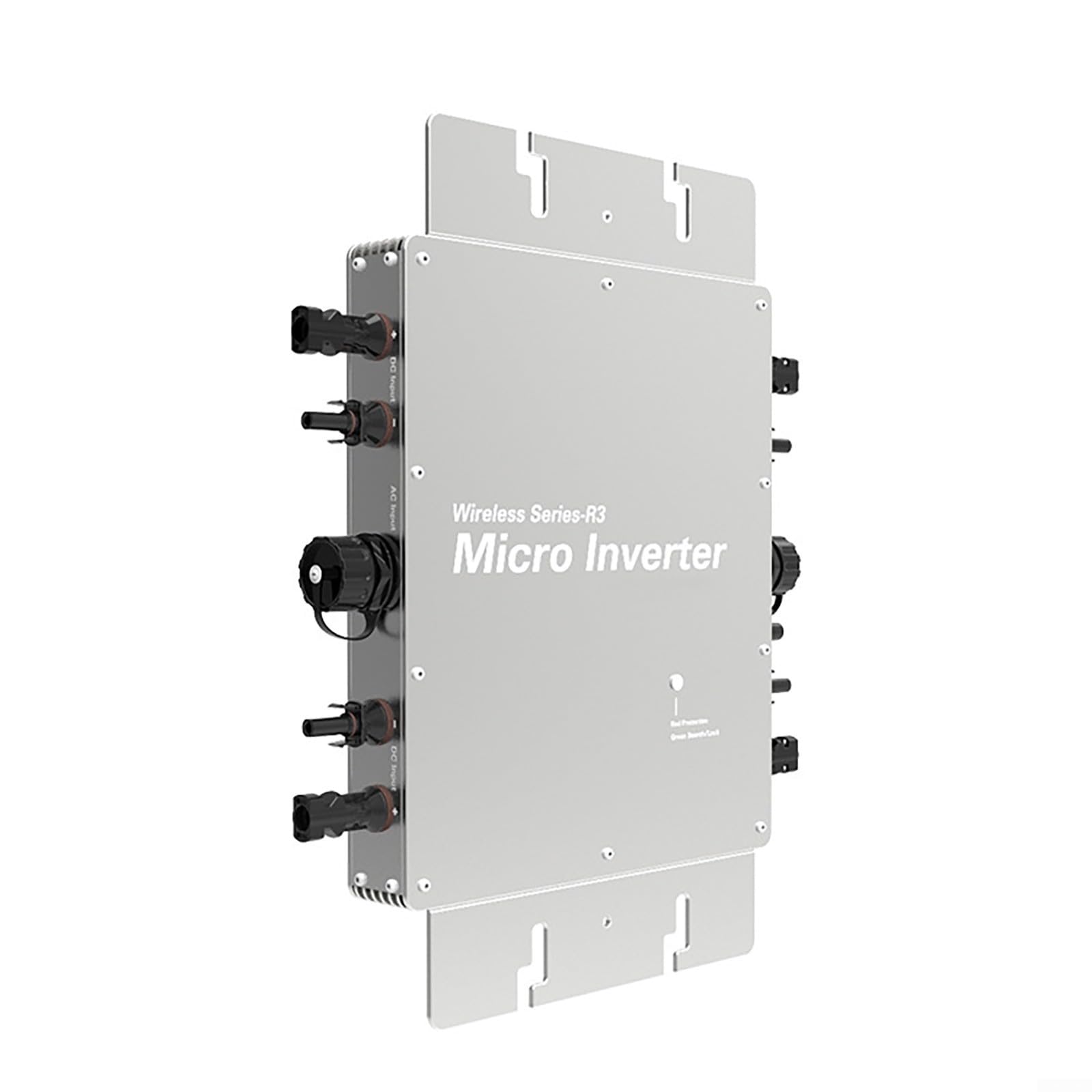 Smart 1600W Für Solar Wechselrichter Mit App-Überwachung, MPPT Für Balkonkraftwerk, IP65 Wasserdicht, Netzgekoppelt 120/230V(1600w)
