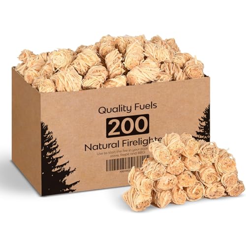 Firelighters for Wood Burners, 200 Pack
