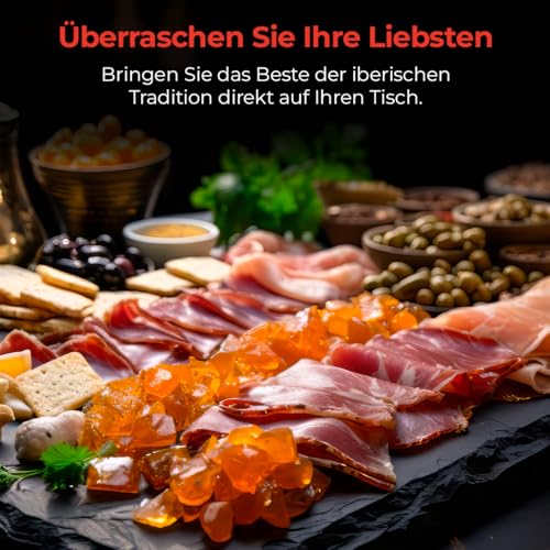 Iberisches Cebo-Lendenstück, 50% iberische Rasse – Vakuumgeschnitten für maximale Frische – Traditioneller und Gourmet-Geschmack – Iberisch (Packung mit 5 Umschlägen)
