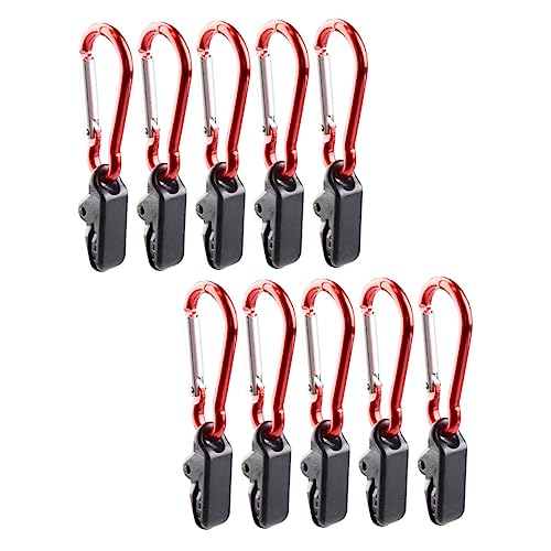 Bâche de camping et auvent de jardin : Lot de 10 clips de tente de protection