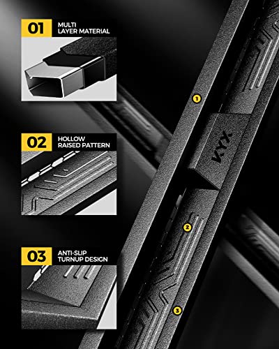 Estribos de 6 pulgadas KYX para Tacoma Double Cab 2005-2023 miniatura 5