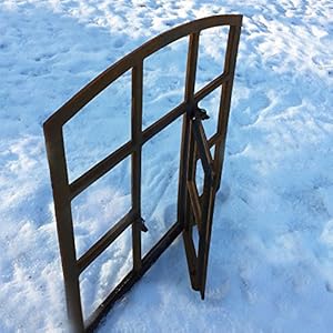 Antikas Eisenfenster Klappe 73x57,5 cm