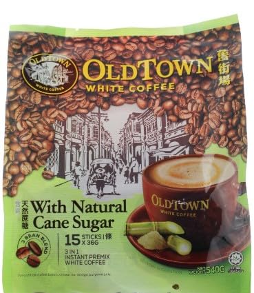 Old Town White Coffee with Natural Cane Sugar 3 in 1 Instant Premix White Coffee (15s x 36g) (B0CF6479L8) Amazon Price History, Amazon Price Tracker