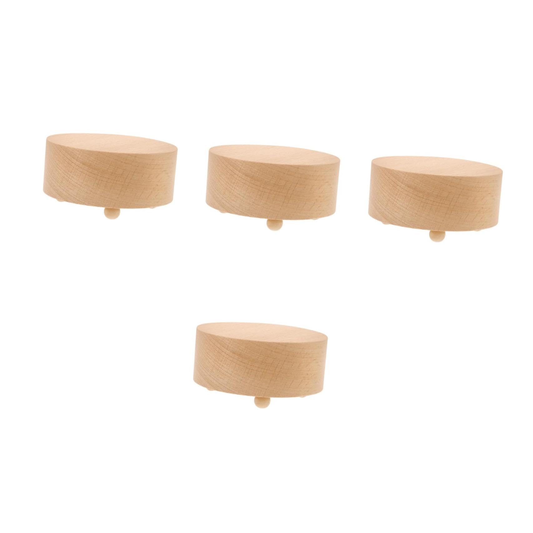 Alipis Carillon Fai da Te con Base in Legno da 4 Pezzi