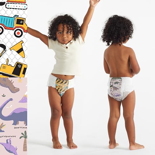 The Honest Company Training Pants, Rompin' & Stompin', Size 4T/5T, 48 Count - image 2