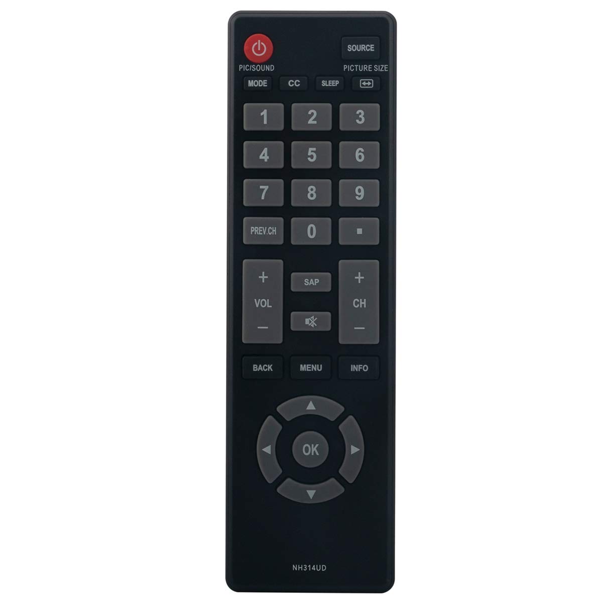 NH314UD RTNH314UD Replacement Remote Control Applicable for Emerson TV LF503EM7F
