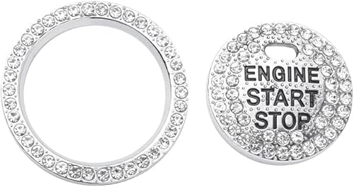 1797 Para Subaru Forester Accesorios Outback Crosstrek Impreza Legacy WRX STI Ascent Bling Push Start Button Cover Engine Start Stop Button Cap Ring disponible en Yaxa Costa Rica