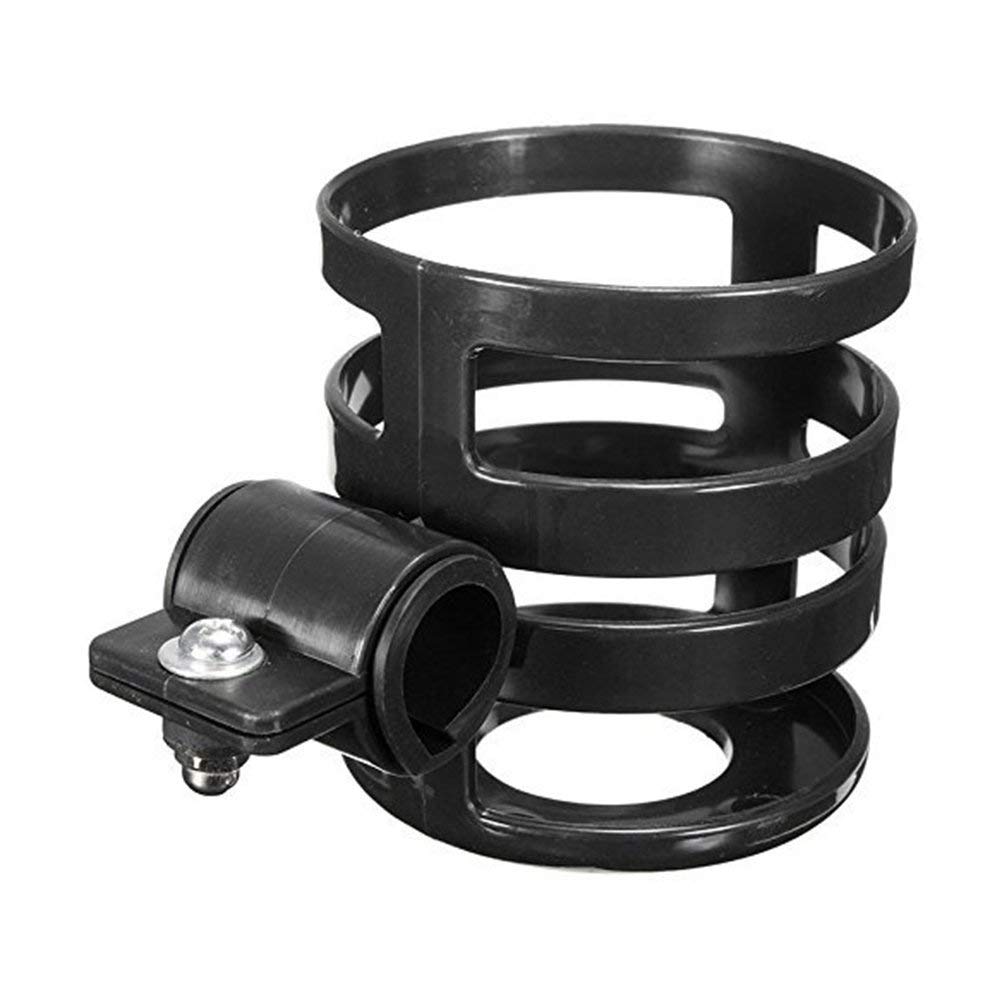 YULIXINStroller Cup Holder, 360° Rotation, Adjustable Clamp Diameter 7.4inch with Anti-Slip Rubbers, Universal Drink and Water Bottle for Wheelchair Bikes Motorcycle (Two)
