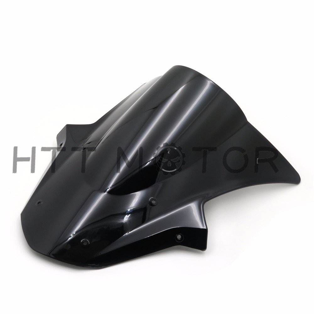 Amazon.com: XKMT-Smoke Black Double Bubble Windscreen