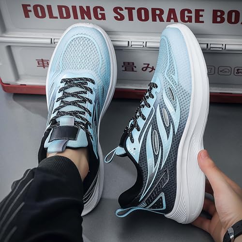 Men's Classic Color Blocking Lightweight Breathable Oversized Road Running Shoes, Indoor Outdoor Team Basketball Shoes, Park Walking Jogging Shoes3