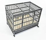 MaxxPet Hunde Transportbox XL für Grosse Hunde - Stabiler Hundekäfig zum Hunde Transport im Auto oder Flugzeug - 94x59x75 cm