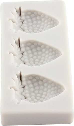 Miniatura 9 de Moldes de fondant de fresa, mini frutas y chocolate, decoración de pasteles de silicona para cupcakes, pasta de goma de arcilla de polímero de