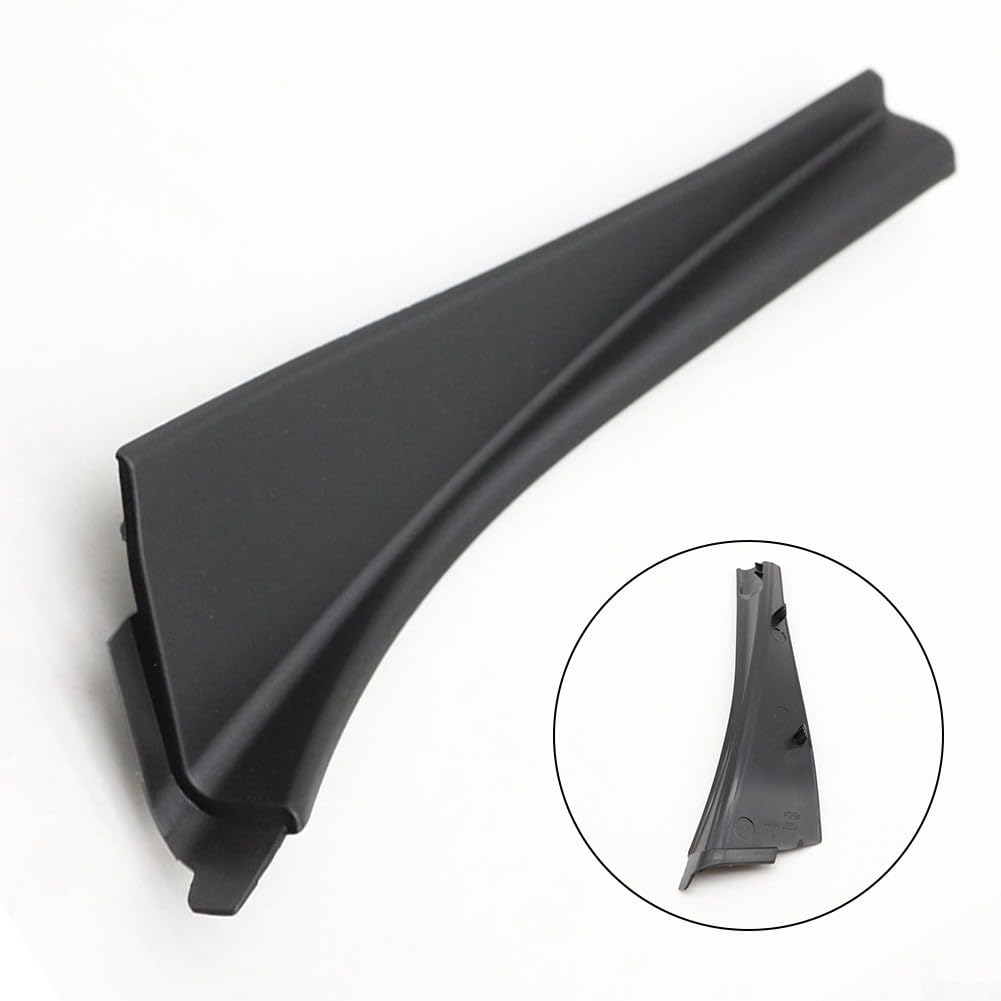 Prolunga anteriore destra 66894-JE20A per Qashqai 2008-2015 ABS nero deflettore acqua